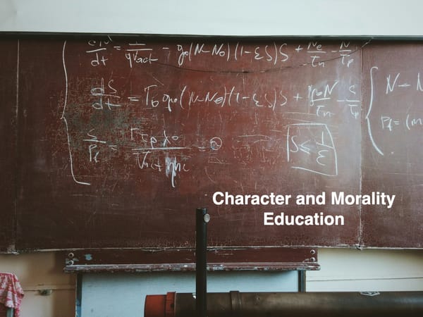 Character and Morality Education